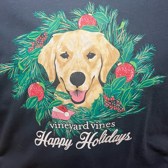 WOMENS LS GRAPHIC PKT TEE
FAMILY'S BEST FRIEND Holiday 
BLUE BLAZER Size Small - Picture 4 of 5